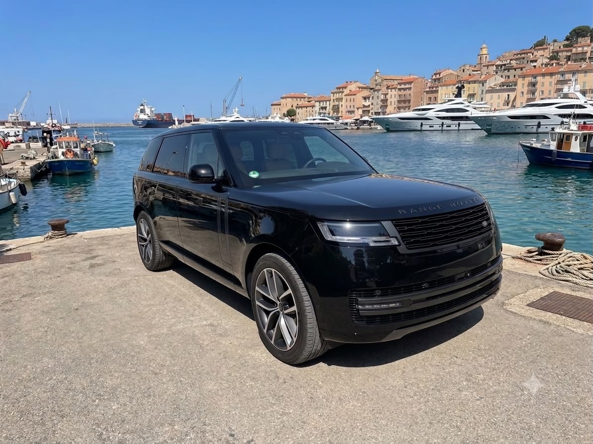Range Rover au port de Saint-Tropez